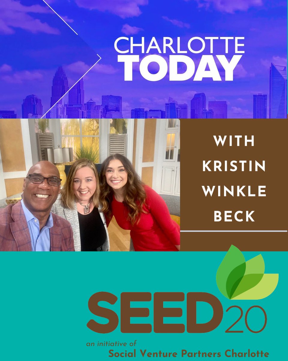 SEED20 Charlotte (@seed20clt) on Twitter photo Did you miss Kristin Winkle Beck promoting SEED20 Charlotte on <a href="/wcnc/">WCNC Charlotte</a>? Click the link to watch the clip grab the few tickets that remain for OnStage! linktr.ee/svpcharlotte
<a href="/CKPPineapple/">Pineapple</a> <a href="/hopehaveninc/">Hope Haven, Inc.</a> <a href="/fcclt1/">Friendship Circle of Charlotte</a> <a href="/gardhouseclt/">GardHouse</a> @MonEMagnetsClub <a href="/SullenbergerAM/">SullenbergerAviationMuseum</a> <a href="/The_Third_Talk/">The Third Talk</a> Did you miss Kristin Winkle Beck promoting SEED20 Charlotte on <a href="/wcnc/">WCNC Charlotte</a>? Click the link to watch the clip grab the few tickets that remain for OnStage! linktr.ee/svpcharlotte
<a href="/CKPPineapple/">Pineapple</a> <a href="/hopehaveninc/">Hope Haven, Inc.</a> <a href="/fcclt1/">Friendship Circle of Charlotte</a> <a href="/gardhouseclt/">GardHouse</a> @MonEMagnetsClub <a href="/SullenbergerAM/">SullenbergerAviationMuseum</a> <a href="/The_Third_Talk/">The Third Talk</a>