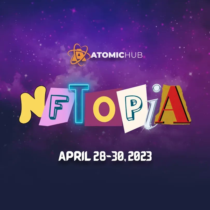 We're going to be at <a href="/thenftopia/">NFTOPIA Metaverse Convention & Spaces</a>! 🎉

Come find us at our booth once the doors open on Friday (April 28) at 16 UTC!
We'll be hosting a Twitter Space and Twitch stream, as well as a giveaway!

Register for free here: buff.ly/3mMMtk1