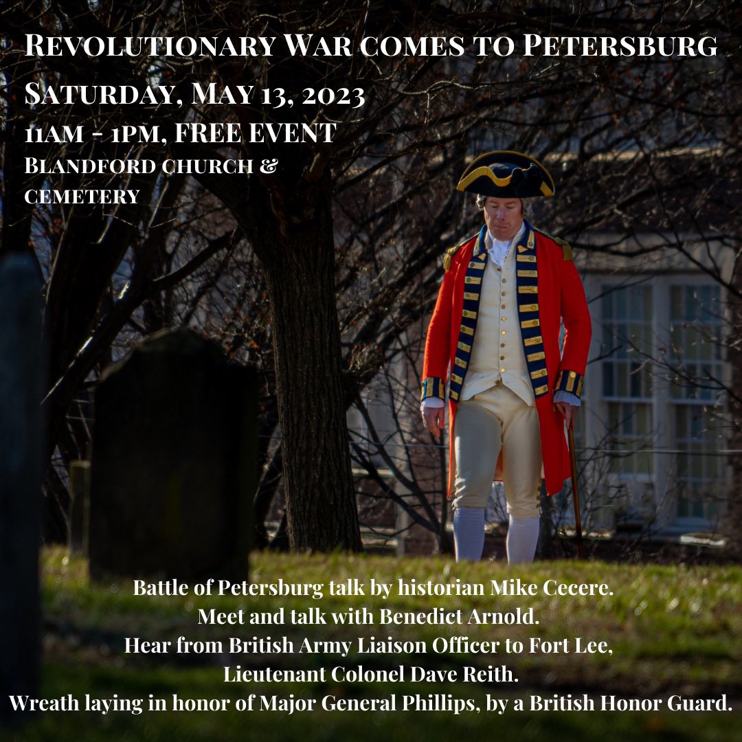 Revolutionary War comes to Petersburg. #revolutionarywar #britishmilitary #livinghistory #blandfordchurch #benadictarnold