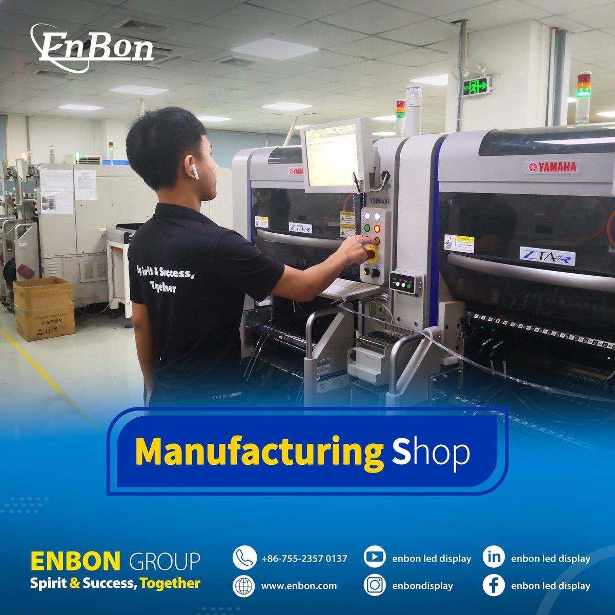 𝙀𝙣𝙗𝙤𝙣 𝙂𝙧𝙤𝙪𝙥 | 𝙎𝙥𝙞𝙧𝙞𝙩 &amp; 𝙎𝙪𝙘𝙘𝙚𝙨𝙨, 𝙏𝙤𝙜𝙚𝙩𝙝𝙚𝙧   
Recently our sales team are making good performance in sales. Thanks to our customers for your trust! 
We, Enbon Led Display are working very hard to #produce the LED #displays as you need, so that our