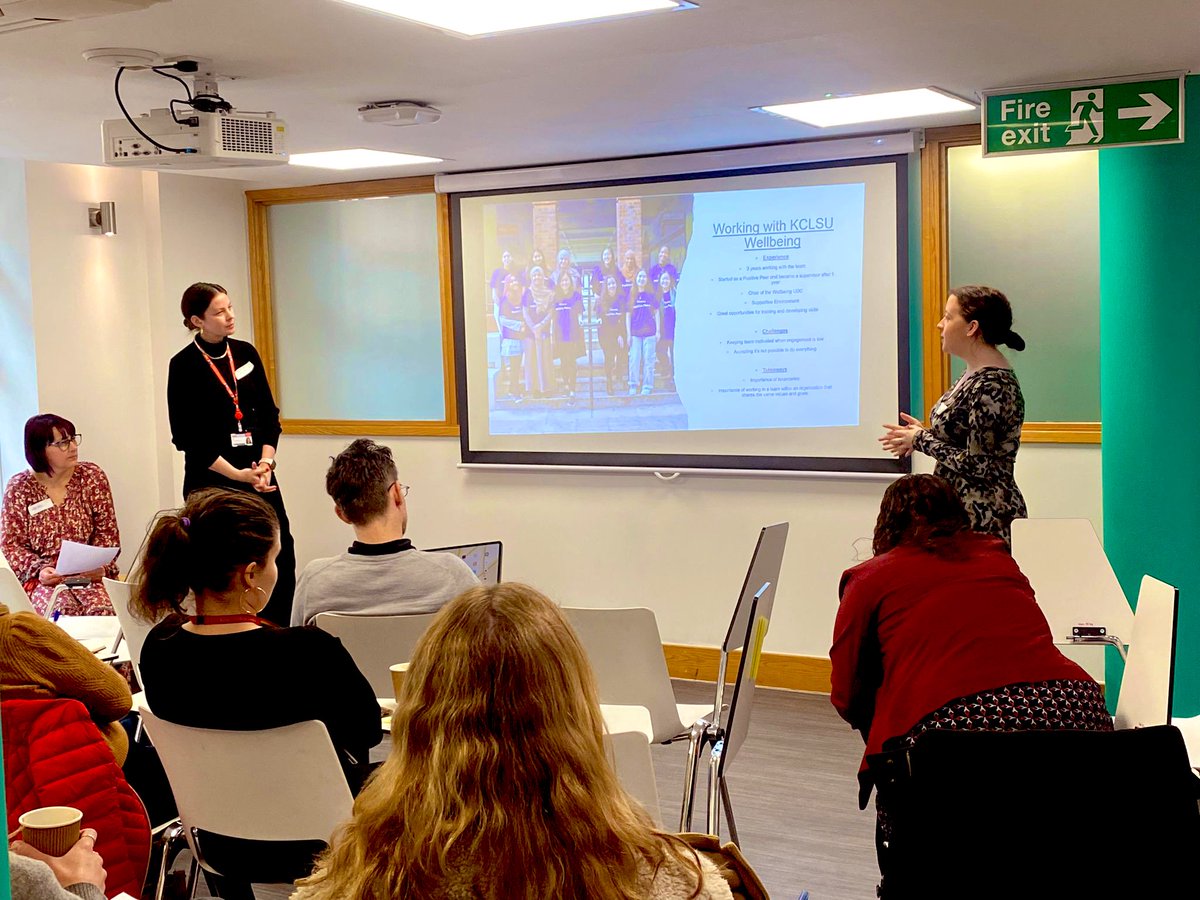 HealthyUniNet's tweet photo. We finished our morning with case studies of #studentcocreation by @kclsu @juliahaas07 @sophiechurch16 and #staffcocreation by @UCLan Charlotte. Also, a @HealthyUniNet update by our outgoing chair of 17 years #markdooris https://t.co/UJwndnkPoW