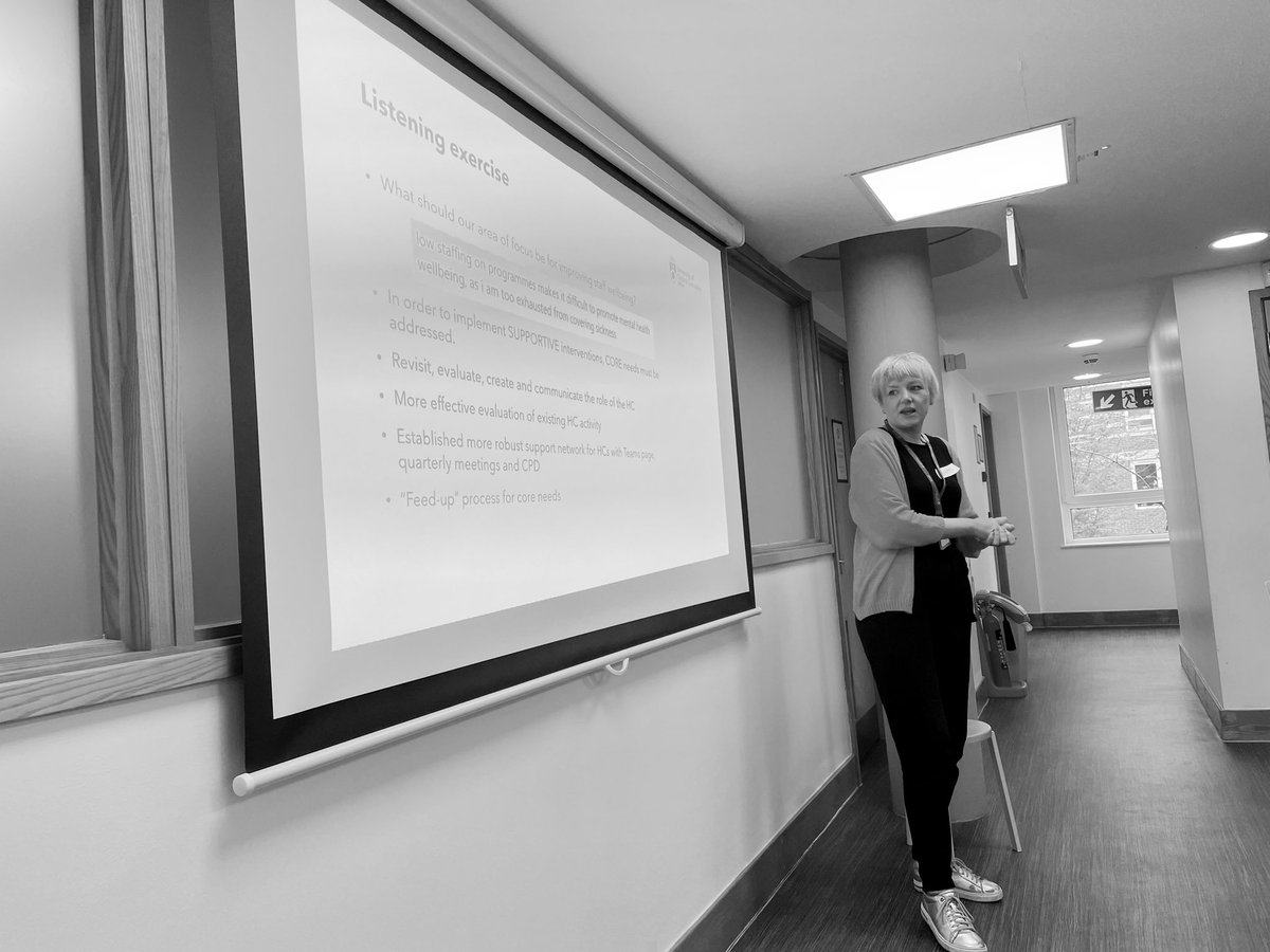 HealthyUniNet's tweet photo. We finished our morning with case studies of #studentcocreation by @kclsu @juliahaas07 @sophiechurch16 and #staffcocreation by @UCLan Charlotte. Also, a @HealthyUniNet update by our outgoing chair of 17 years #markdooris https://t.co/UJwndnkPoW