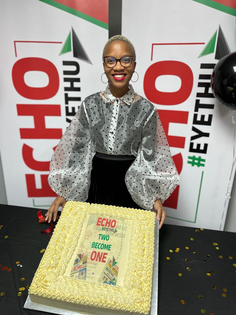 ndlovu_anele's tweet image. Wednesdaying…today I had the absolute honour to be invited to cut the cake as two great PMB community newspapers merged as one. The Maritzburg Echo &amp;amp; Msunduzi Eyethu have joined forces and are now “Echo #Eyethu.”The first edition of Echo #Eyethu will be out next Thursday ❤️🙌🏽💃🏽