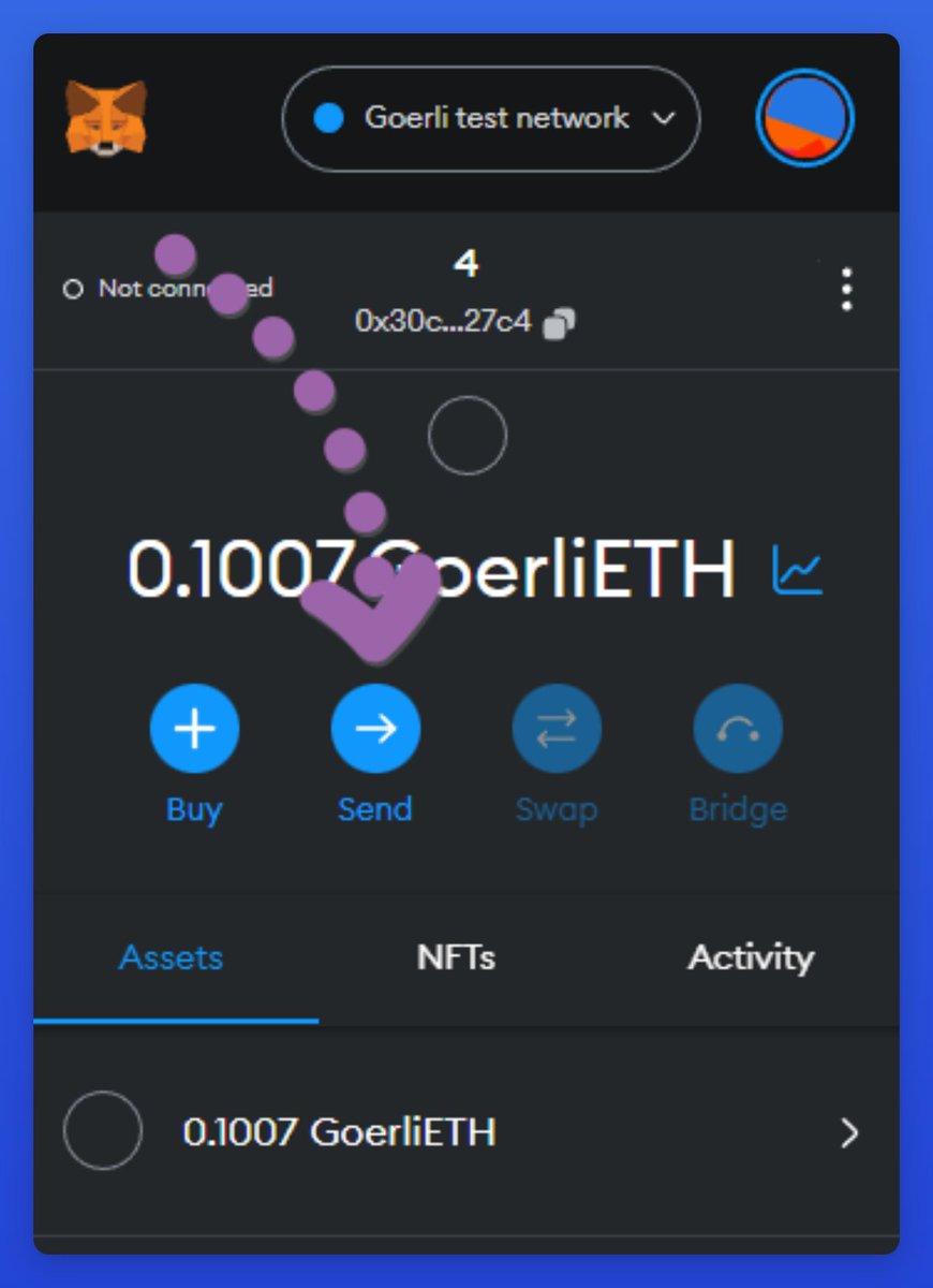 Leshka.eth ⛩ on Twitter "• Next, send some ETH on this address