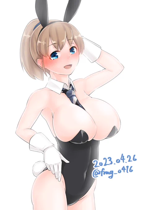 インピバニー#艦これ版深夜の真剣お絵描き60分一本勝負#艦これ版真剣お絵描き60分一本勝負_20230426 