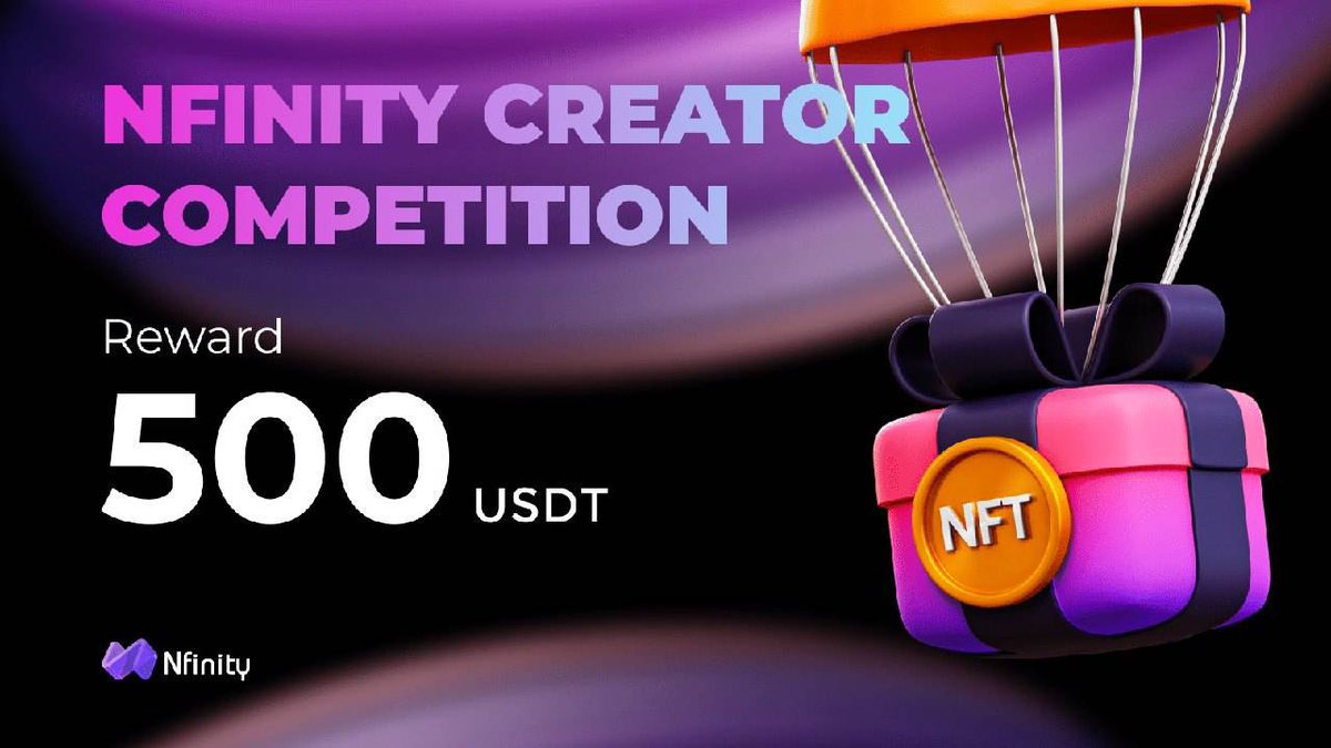 🥳 Nfinityapp Massive Airdrop 🥳

🏆 Prize Pool:- 500$ USDT 🏆

✅ Follow <a href="/Nfinityapp/">Nfinity</a>
✅ Like, RT &amp; Tag 3 Friends
✅ Complete #Gleam ⤵️
gleam.io/dBdPH/500-usdt…

🎁 Reward: 500$ USDT