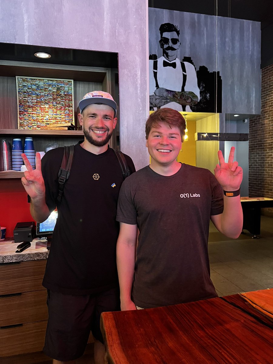 bo_opryshko's tweet photo. Yesterday attended another warm and engaging meetup with @MinaProtocol Huge thanks to @jackservia and @sherrylin for the hospitality. 

And let's remember the fantastic tropical drinks and Mexican food. Oh, and #Mina swag was a nice touch.

@o1_labs @MinaFoundation @minacryptocom https://t.co/gnOMfLHTUV
