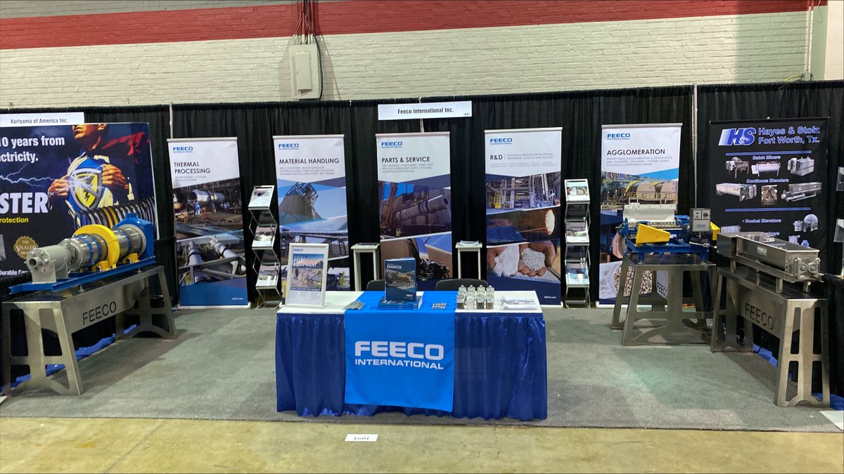 FEECOsolutions's tweet image. Day 2 of the #powdershow. Visit FEECO at booth # 1601!