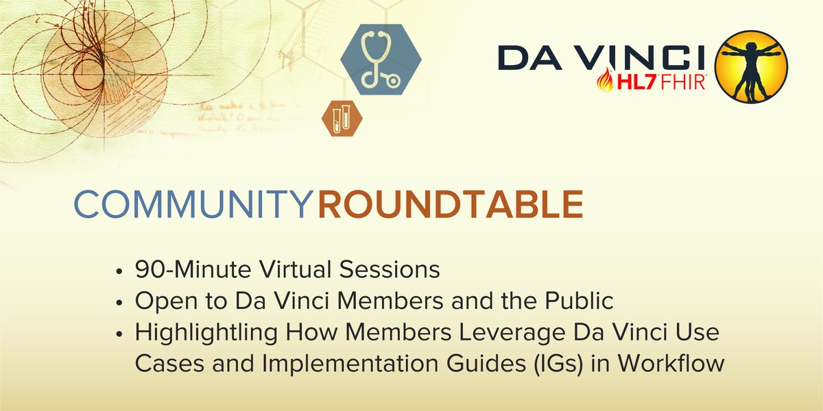 Today @athenahealth, @Availity and @Humana will discuss their #priorauthorization implementation journey and @HL7 #davinciproject leaders will share updates at the HL7 Da Vinci Project Community Roundtable, today at 4 p.m. ET. Register: hubs.li/Q01MQ0mG0