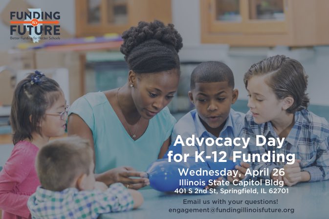 Best wishes to parents, educators, community leaders and educational leaders that are in Springfield today to champion $550 million additional funding for ALL of IL children! #FIFadvocacyday #Fundtheformula