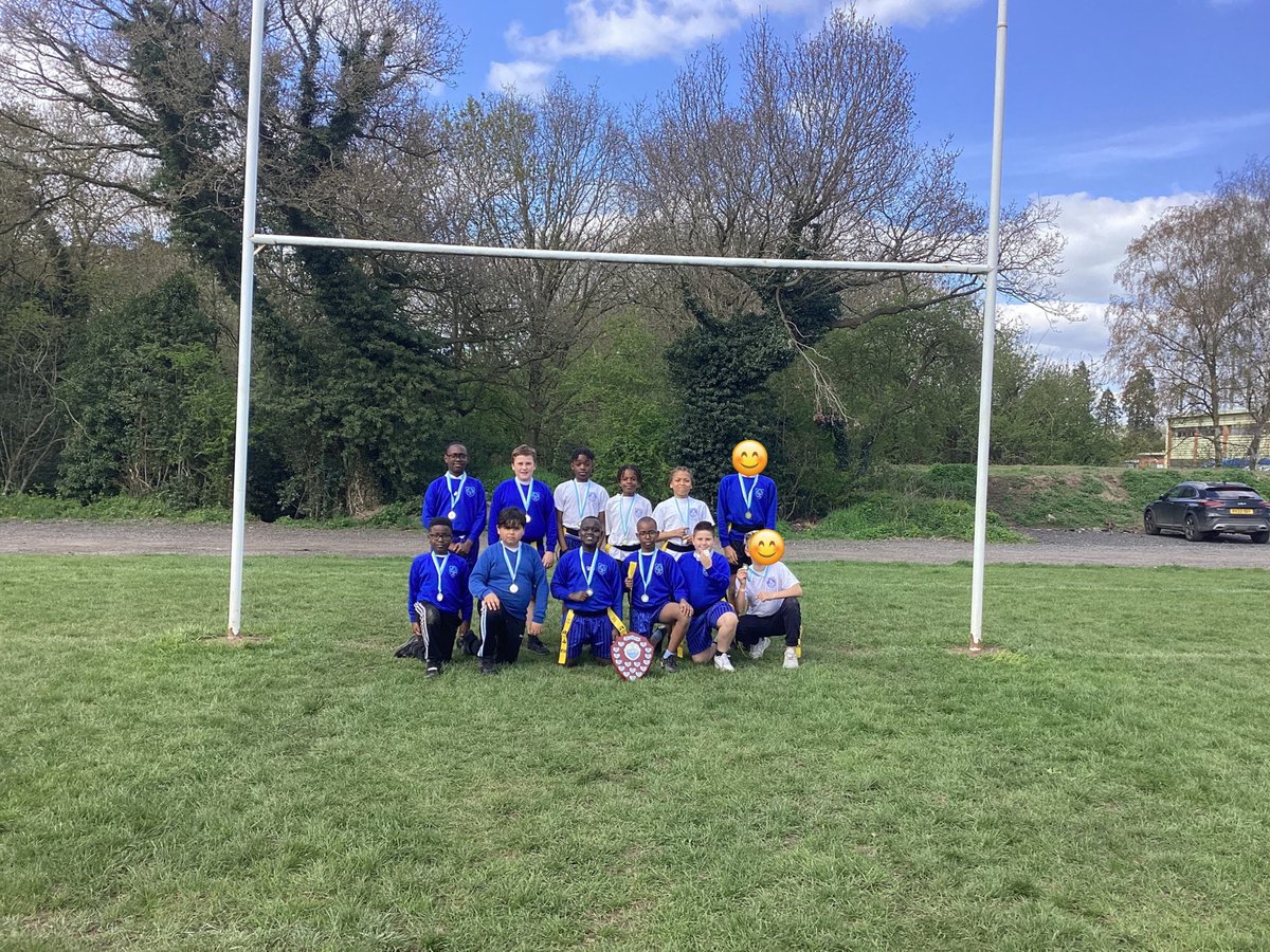 Yesterday, a group of our Year 5 and 6 boys took part in a tag rugby competition. They won 6 out of 7 games bringing home the first place trophy based on the number of tries scored across all games! 🏆🏆🏆

#TagRugby

@PASSTEAM2 @ConnectEdPship @WolvesRUFC @YouthSportTrust