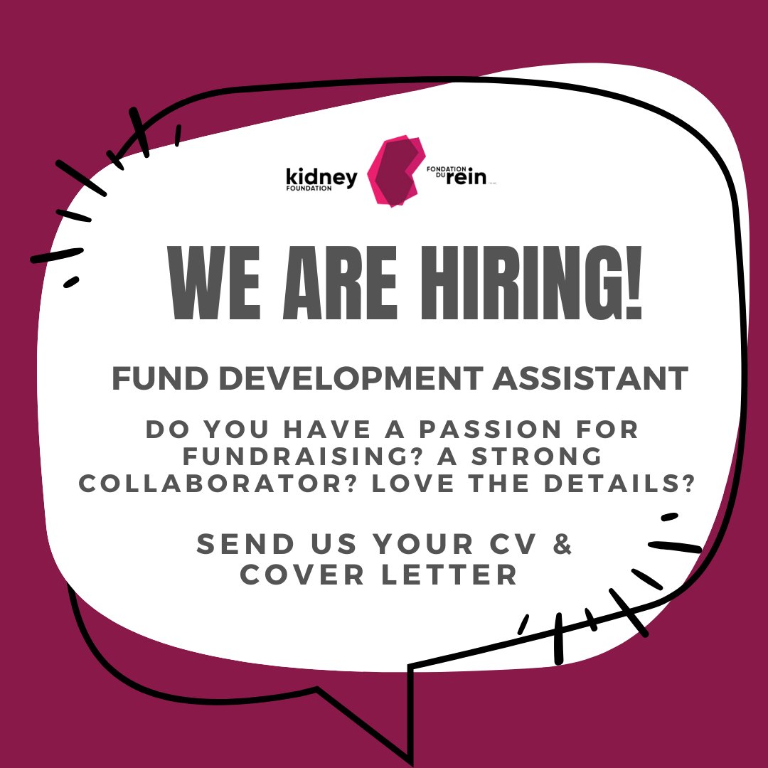 Are you skilled at supporting teams to raise event funds? Do you love the small details that create memorable moments? Community minded? Our team is searching for another dedicated individual as passionate as we are! Go to ow.ly/HRZP50NTTFL to apply today!
