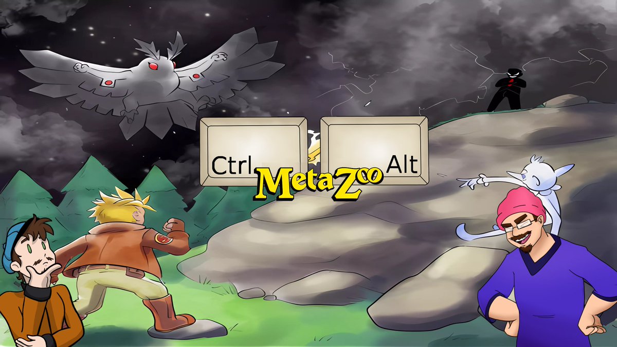 CtrlAltCrit's tweet photo. Tonight's stream is going to be wacky. While Ctrl-Magic is taking another week off, Marcus and Sean are going to lose their minds playing the MetaZoo TCG BLIND, with a rulebook in hand and no idea what to expect. Join for the shenanigans tonight at 8 PM CST on Twitch/YouTube! https://t.co/7wrbXEkRFZ