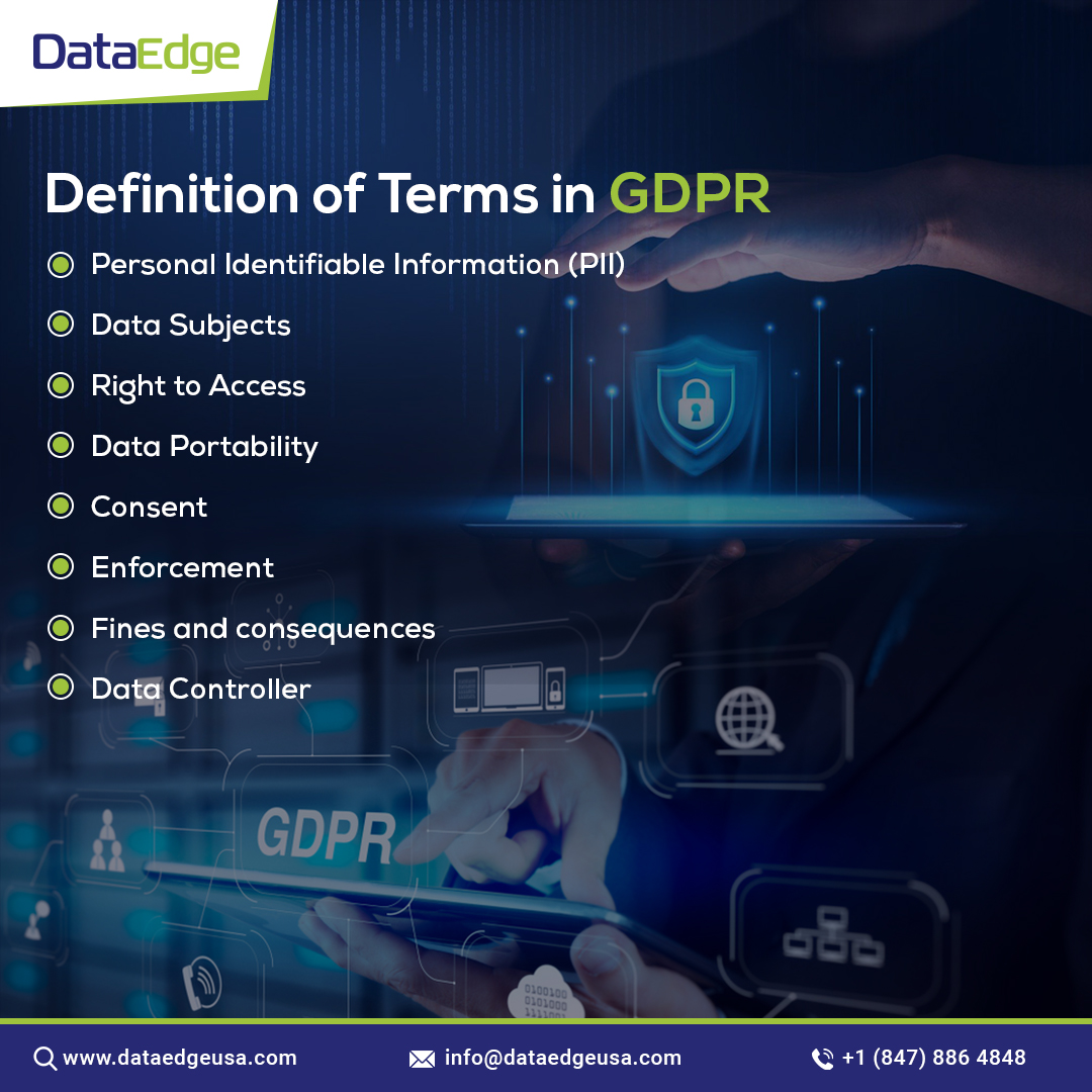 dataedgeusa's tweet image. Definition of Terms in GDPR | @dataedgeusa 

For more info&amp;gt;&amp;gt;dataedgeusa.com

#gdpr #gdprcompliance #generaldataprotectionregulation #dataprotection #datasecurity #dataprivacy #dataedge