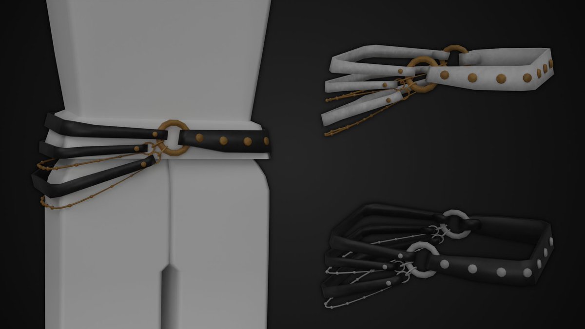 UGC Concept #39

Chained Leather Belt | Tris : 3,468    

#UGCConcept | #RobloxUGC | #RobloxDev