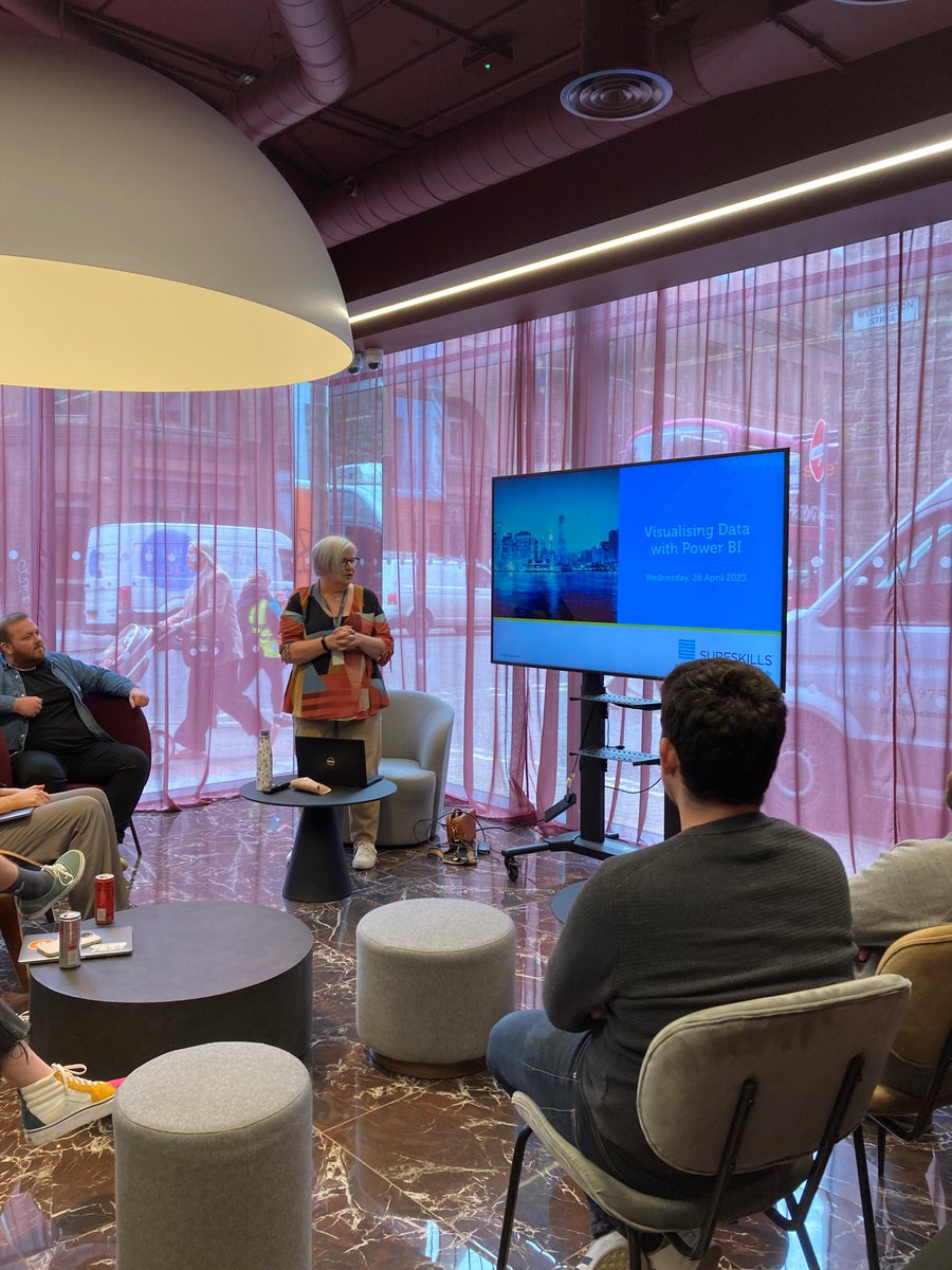 UrbanHQBelfast's tweet photo. @sureskills delivered a lunchtime session bringing data to life using Power BI. Sureskills have been Urban HQ Members from 2020, and they are a world leader in providing sophisticated technology, knowledge and learning solutions. 
#PowerBI #Networking #RedefiningWorkspace https://t.co/OTBpbUtiIP