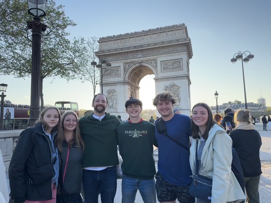 I was fortunate enough to spend my April vacation touring France with 26 students, 5 of which are in my junior advisory, photographed here. Thanks again to all 26 students and of course, guides and chaperones, for another successful trip!