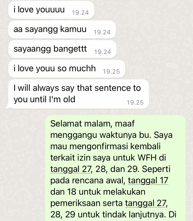 damnyoubarnes's tweet image. i love you dibalas template izin wfh #priorityfirst 🙏🏼