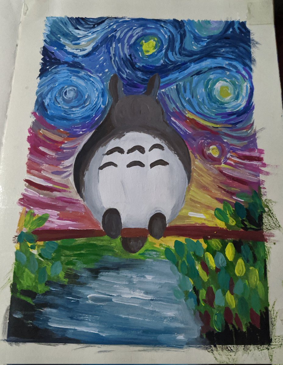 dainsartty's tweet photo. Ghibli <TOTORO🫶🤎

#ghiblifanart #gouche #painting #funart https://t.co/7x00Iz6JrY