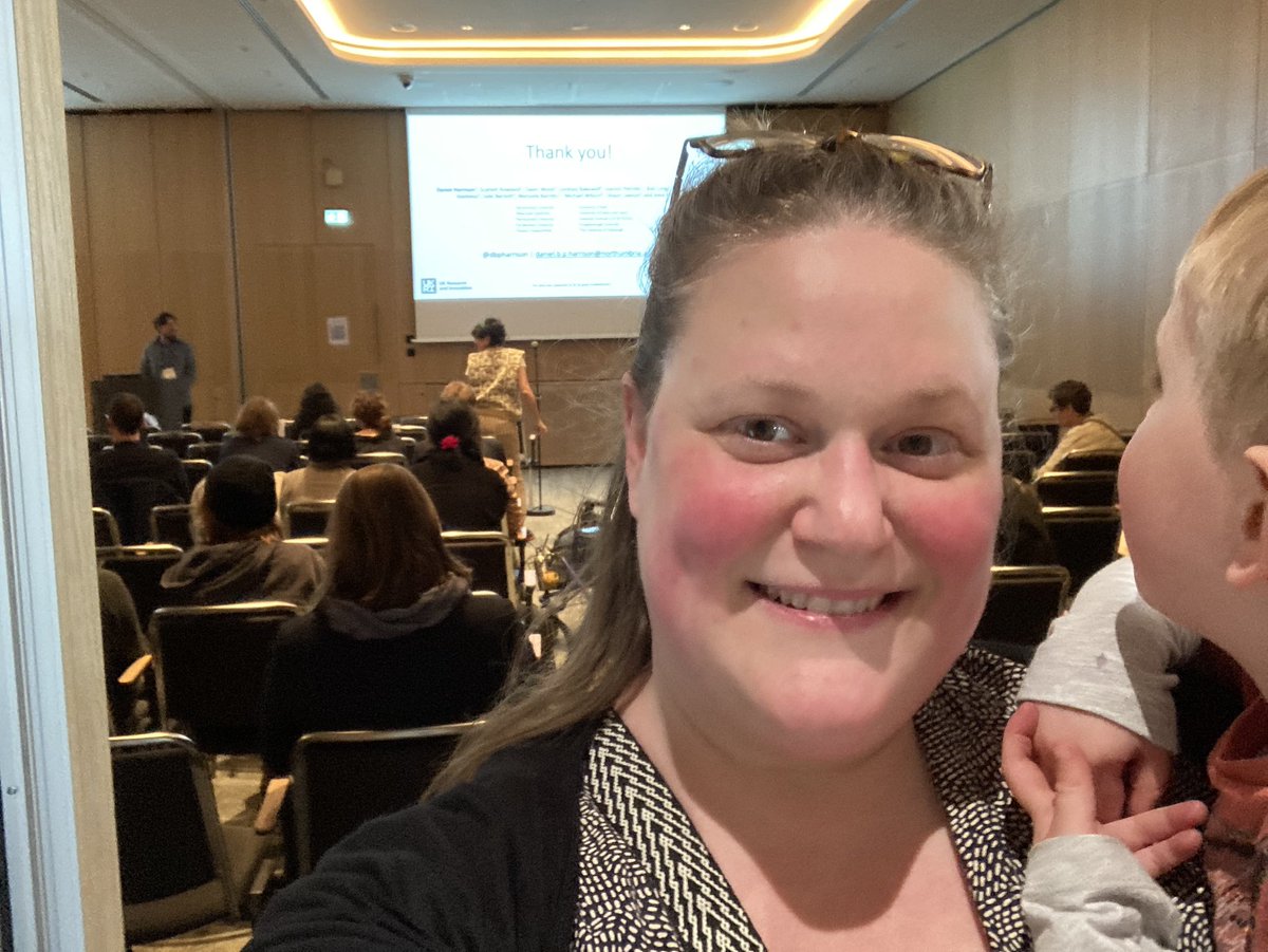 Proud of hubby/daddy!! 👏 he even got a “go Daddy!” At the end 🥰#chi2023