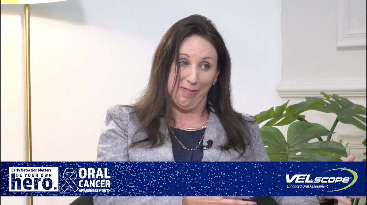VELscope's tweet photo. Meet Amber Young, a mother, wife, entrepreneur, and oral cancer survivor! 

Amber came into our life after her diagnosis of the rarest form of oral cancer in the WORLD, Clear Cell Odontogenic Carcinoma. She was a healthy 35-year-old, nonsmoker with no... https://t.co/s1i4bXzVv4 https://t.co/5gWzJMZEU5