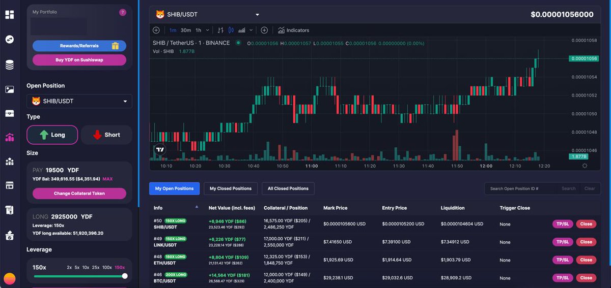 yieldification's tweet photo. We're long and strong while doing our final checks for $YDF's perps upgrade planned to release next week. 

We're so excited about the revamped UI to give the best user experience imaginable!

Get ready for some fun! https://t.co/RIWvfDF2LJ