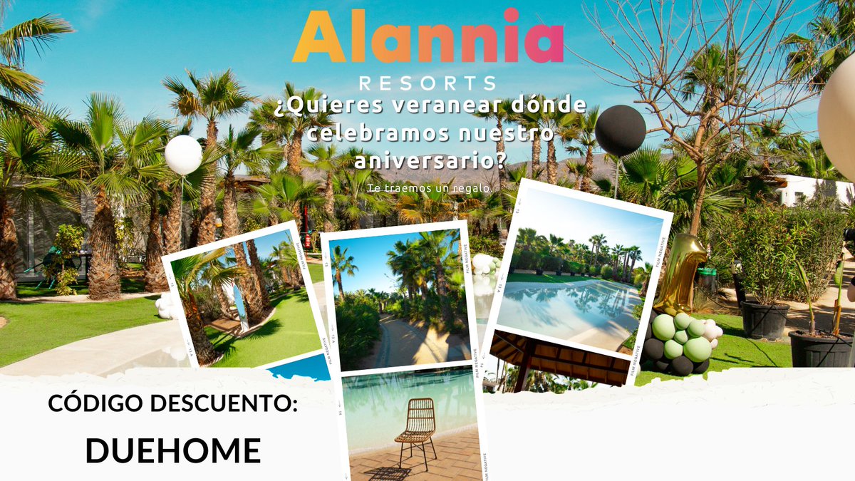 Duehome's tweet photo. 🌴¡Vacaciones!🌴
🤔¿Aún no tienes tu reserva? 
Aprovecha nuestro código descuento para disfrutar del paraíso.🧘🏼‍♀️
#duehome #duehomes #vacaciones #TuTambienLoHarias https://t.co/NMPem5EGBo