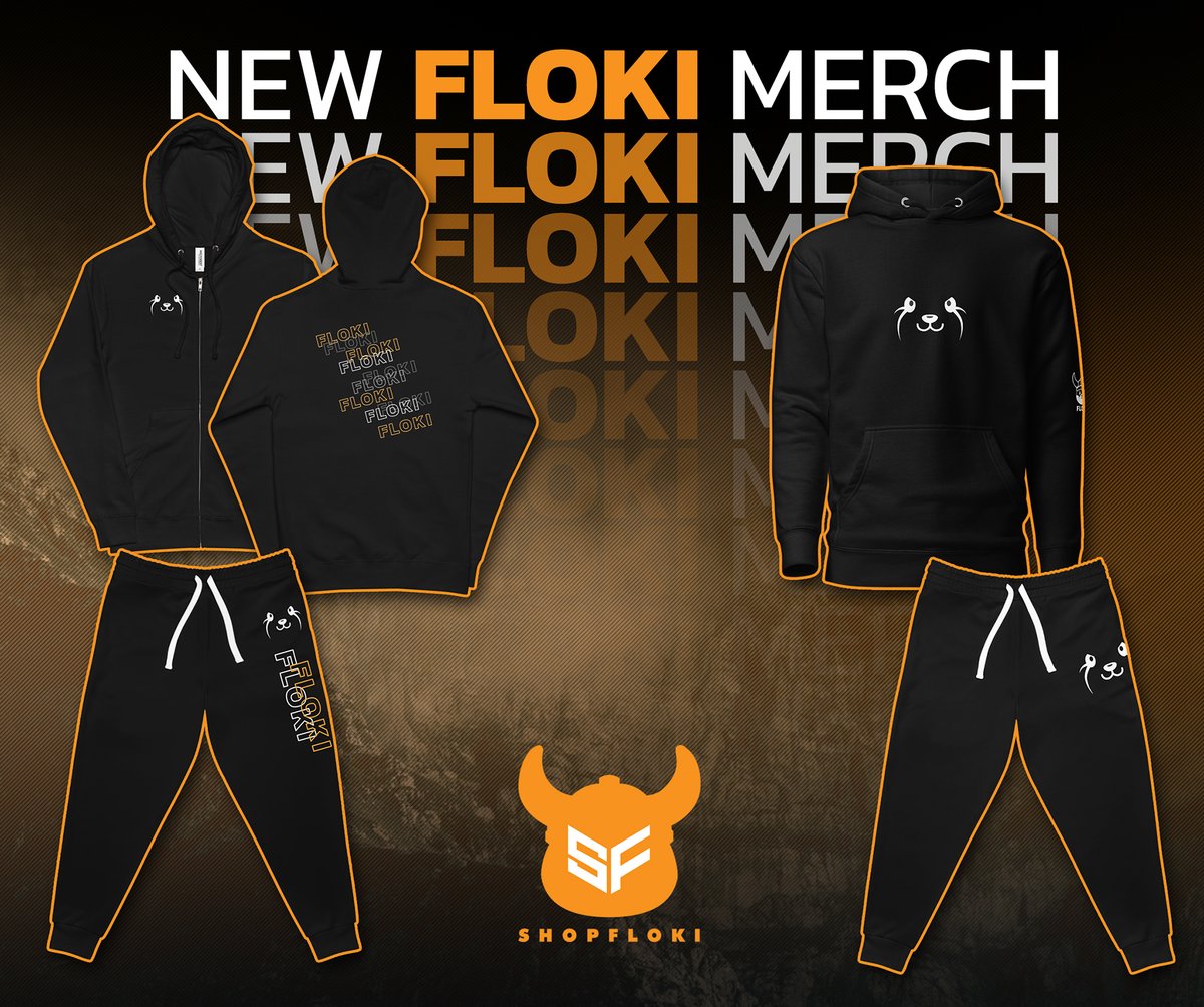ShopFloki's tweet photo. #Floki Vikings!

The #ShopFloki store is pleased to announce &amp; present new additions to our exclusive collection.

Floki Stealth &amp; Black N' Orange has just been added to our stock. 

Show your true $Floki colors &amp; assemble your gear at https://t.co/TaPvJMr3ic

More updates soon! https://t.co/xNnut4MmwC