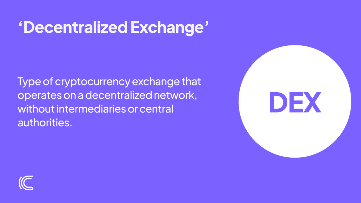 CoinMetro's tweet photo. #DEX stands for 👇 https://t.co/AjR6JqtCfO