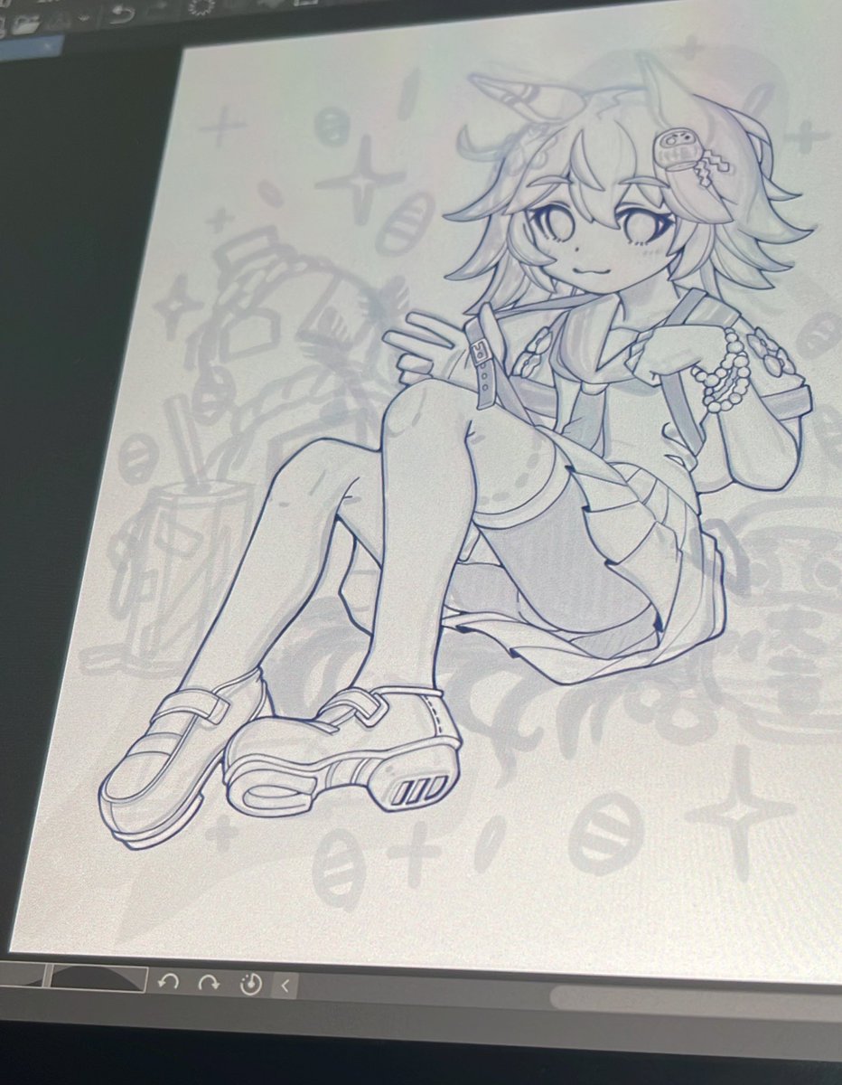 お絵描き楽しい 