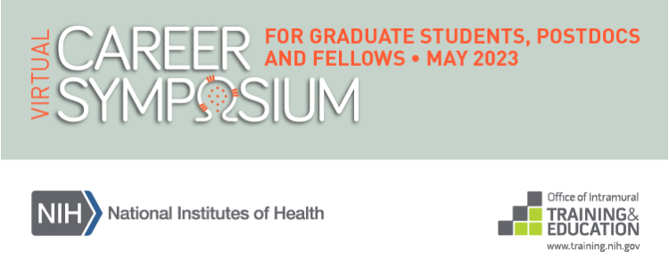 The annual @NIH Career Symposium is in less than two weeks! Attend to take advantage of this amazing opportunity to learn from all kinds of employees at universities, industry, startups, and MUCH more! Event on 5/08-5/10. Register here: tinyurl.com/NIHCareerSym20… #NIHCareerSym2023