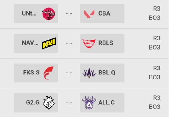 Group (A) matchups for the 3rd and last day of week 1 
~matches start at 6 pm CEST/ 7pm KSA 
#VCTGameChangersEMEA #GameChangersEMEA