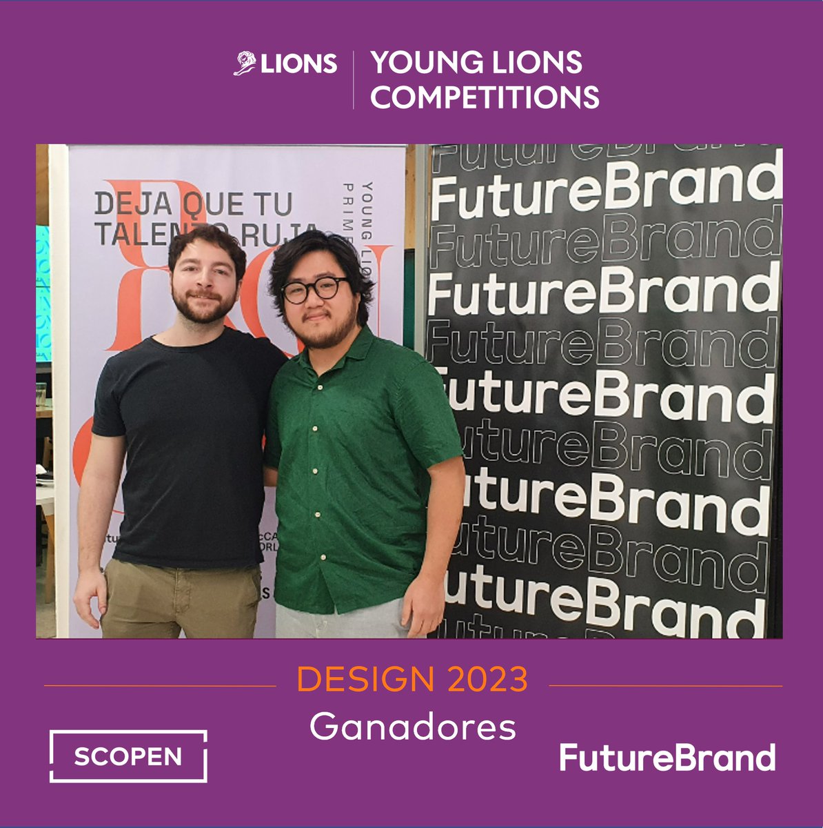 El equipo de <a href="/LOLAmullenlowe/">LOLAmullenlowe</a> gana la competición española de #YoungLionsDesign 2023🏆y representará a #España en el festival <a href="/Cannes_Lions/">LIONS | The Home of Creativity</a>! Enhorabuena!     

Gracias <a href="/FutureBrandMAD/">FutureBrand Madrid</a> por apoyar el talento joven❤️