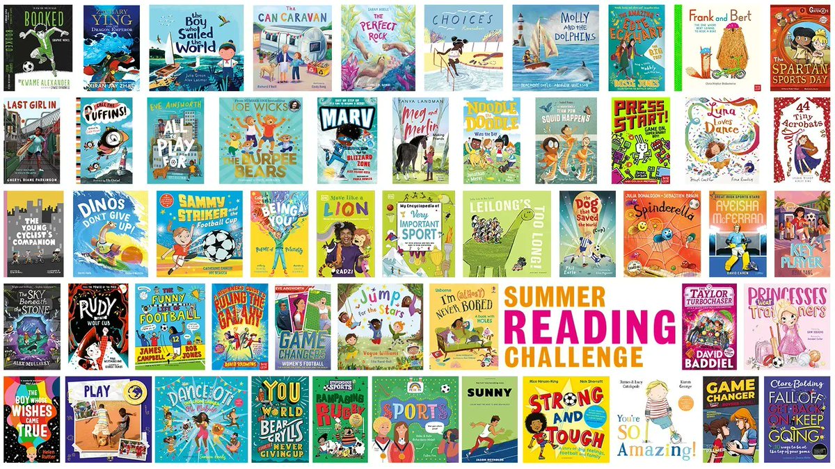 Ready, Set, Read! The @readingagency have teamed up with @YouthSportTrust for a sports and games themed #SummerReadingChallenge.  We're delighted Jump for the Stars by @voguewilliams and @tiliarandbell is featured in the collection! Read more 👉buff.ly/41SI7re