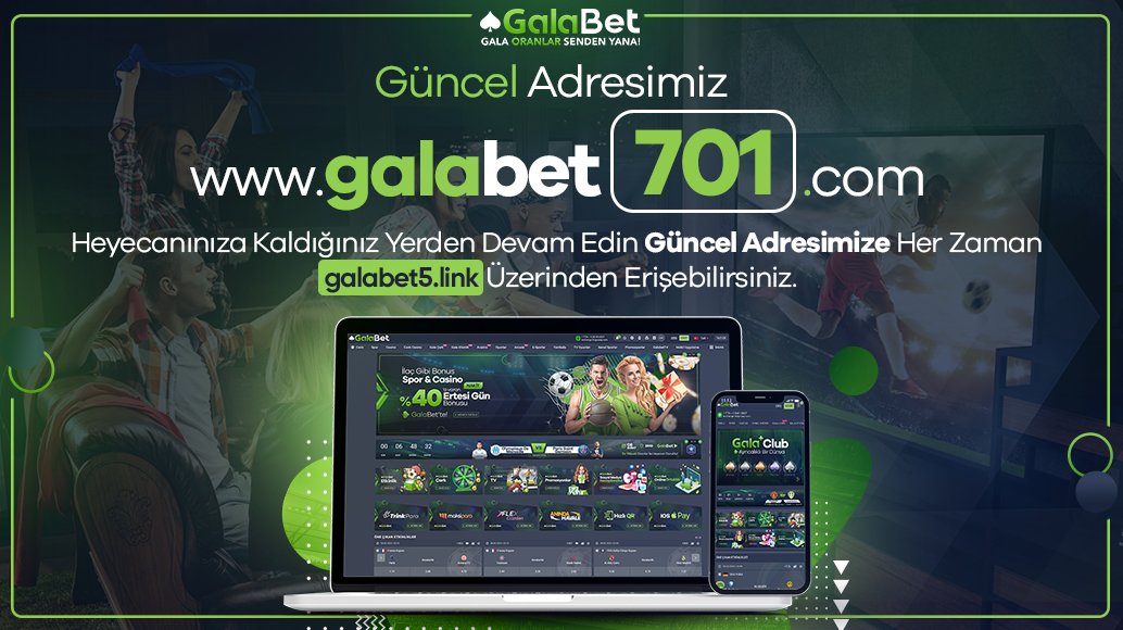 📢 Domain adresimiz güncellenmiştir.

En avantajlı bonuslarla, heyecanınıza kaldığınız yerden devam etmek için hemen giriş yapın galalink.io/sosyal✨ 

♠️ Kesintisiz erişim için GalaBet mobil uygulamamızı indirebilirsiniz.