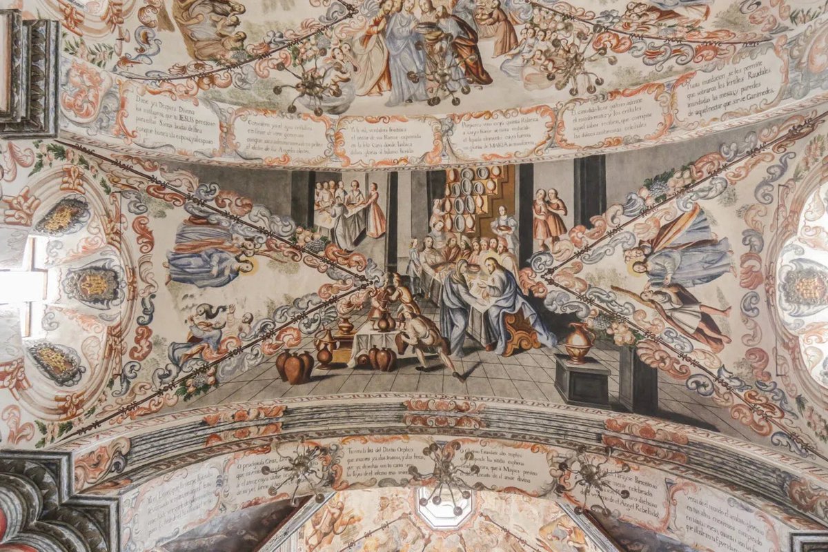 Arteymas_'s tweet photo. Le llaman la “Capilla Sixtina” mexicana, pero su verdadero nombre es Santuario de Jesús Nazareno de Atotonilco y es una de las iglesias más impresionantes de México. 

Se encuentra ubicada en San Miguel de Allende, Guanajuato. https://t.co/0Ztt0U1U1j