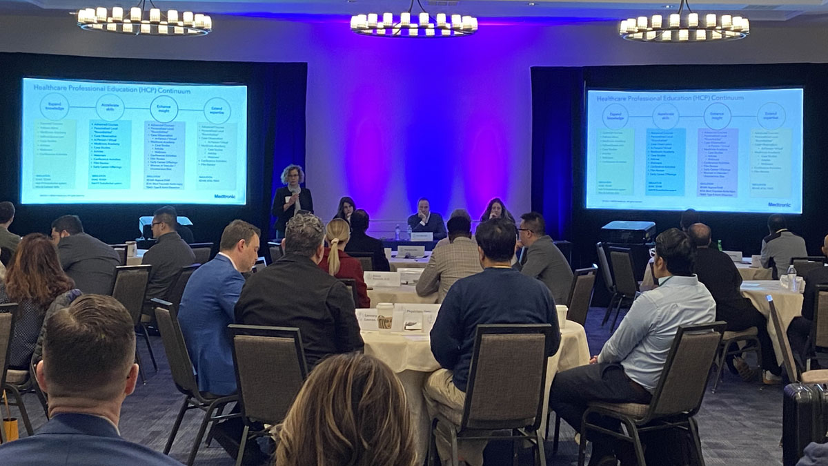 MDTVascular's tweet photo. ICYMI — #REVAR Essentials was a success! The interactive in-person course included simulations and case reviews. We’re always looking for ways to provide learning opportunities to help you better serve your patients. Connect with us https://t.co/YDPe67YDwc https://t.co/oq529vP80f