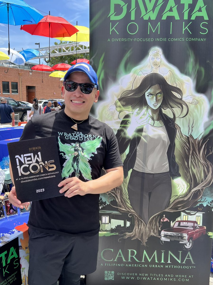 #NewIcons Producer Walter Talens gets his first taste of meeting fans at his first event with us as Creative Partner at the Philippine Travel Fair. Stay tuned for more info on the project coming next month!

#AAPI #AAPICreatives #TravelFair #Komiks #FilAm #Comics #NewComics