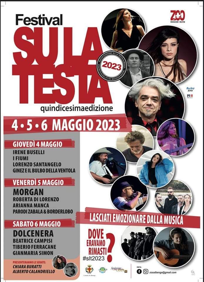 SuLaTestaFest's tweet photo. You can do it
#LiveMusic #Albenga #festival #slt2023
Per info e biglietti zooalbenga@gmail.com https://t.co/1451AdJoeM