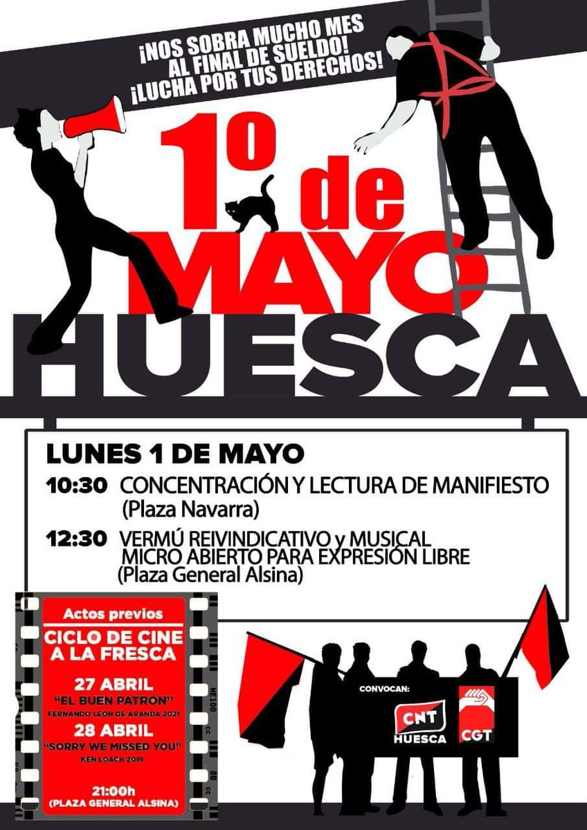 En las manifestaciones del 1º de Mayo, participaremos en las convocatorias de los sindicatos combativos ✊🏾