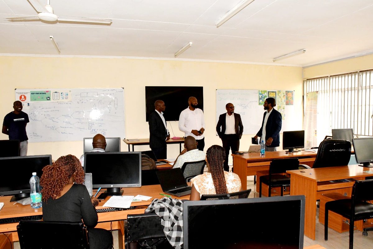 mmtairo's tweet photo. Earlier today, my team and I paid a courtesy call to the VC of @TaitaTavetaUni, Prof. Fred Barasa, to discuss areas of cooperation.

The @TaitaTaveta006 govt has engaged the university to carry out a GIS data collation for our roads, urban areas, and county assets/property. https://t.co/Bxy1iBtyfn