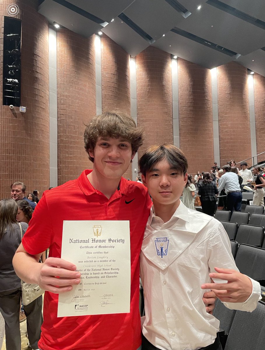 bigbook15817's tweet photo. Boys’ Basketball represented at NHS Induction tonight!! It’s bigger than basketball! Congratulations to Daniel Kang and @LoughryBoston ! Well deserved! @CkViewBoysHoops @CreekviewLeads @CreekviewPrinc @CreekviewAVID https://t.co/2qXa3RwFpR