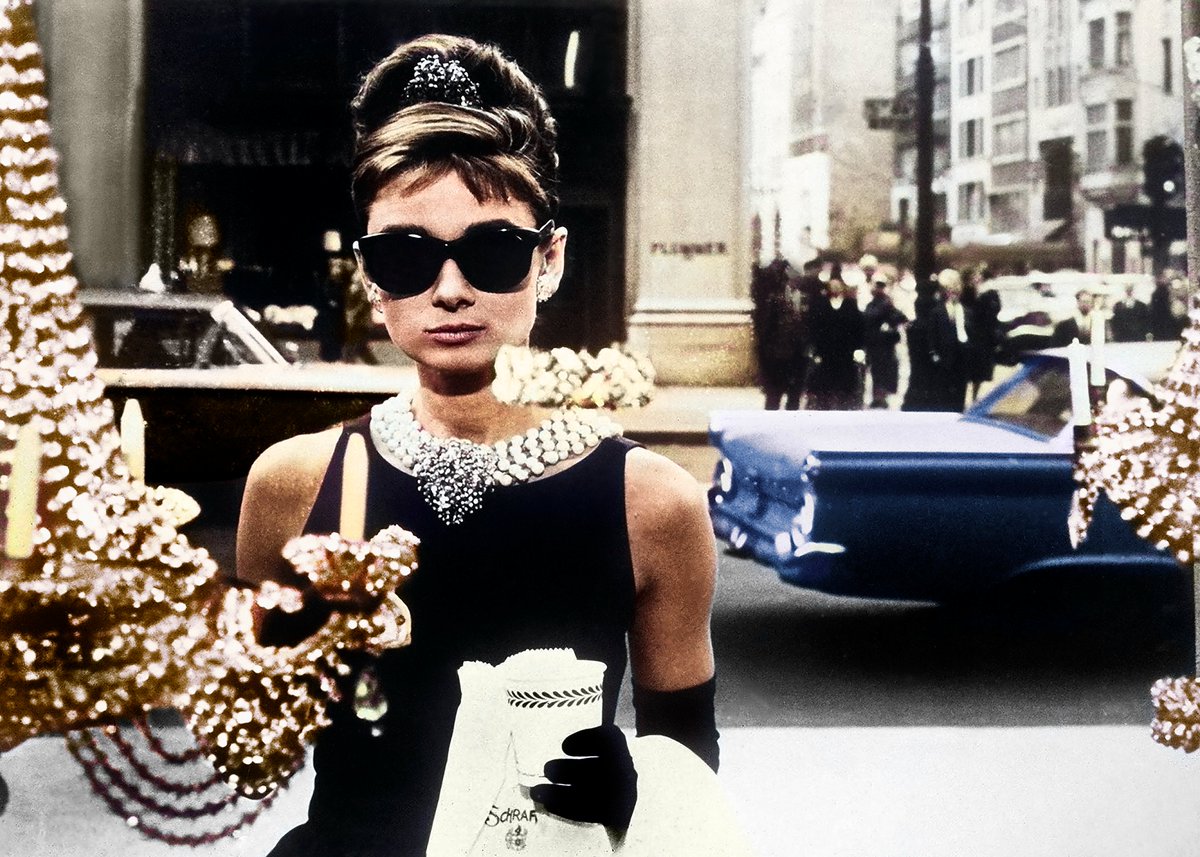 Few Audrey Hepburn in our next 1/1 collection:     
In Breakfast At Tiffany's (1961) directed by Blake Edwards - shot taken by Howell Conant.