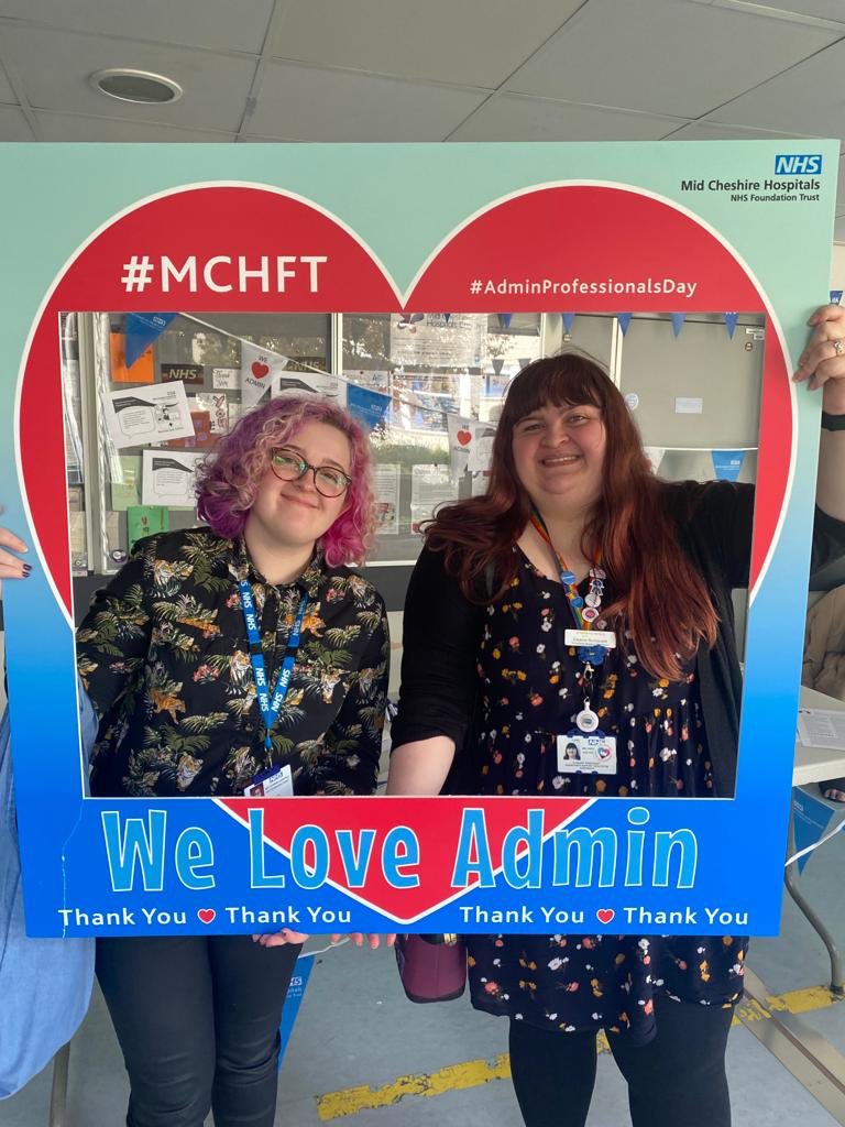 #mchft #adminprofessionalsday <a href="/MidCheshireNHS/">Mid Cheshire Hospitals 🏥</a> Thank you for all your hard work ❤️