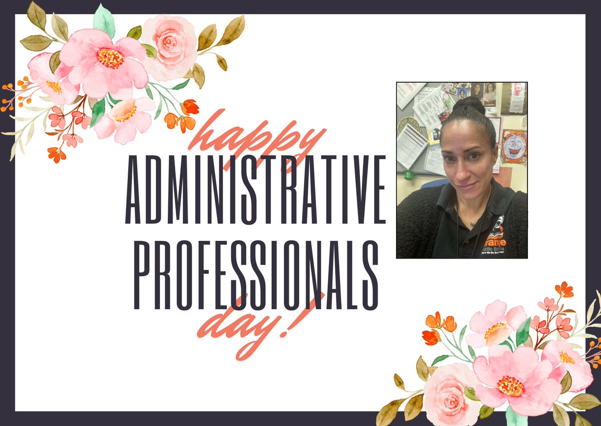 Happy Adminstrative Professionals Day to the best one there is!!! Thank you for everything you do each day! 💐💐 #GoodtoGreat #OneOrange