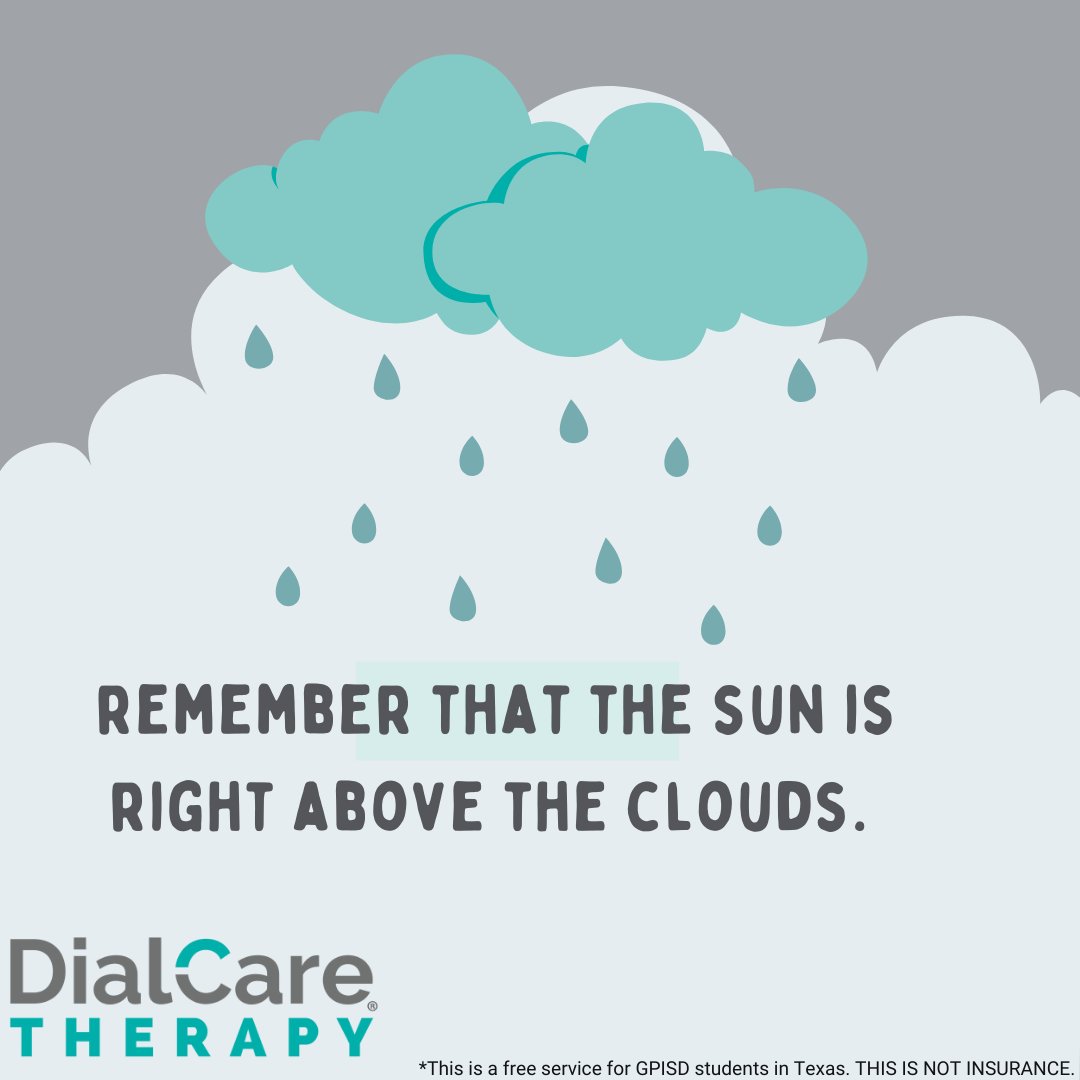 It can feel like your life is just one storm after another, but remember that the sun is right above the clouds. With access to free counseling from DialCare, you can bust through the downpour. Schedule an appointment  today! Get started at member.dialcare.com/login.