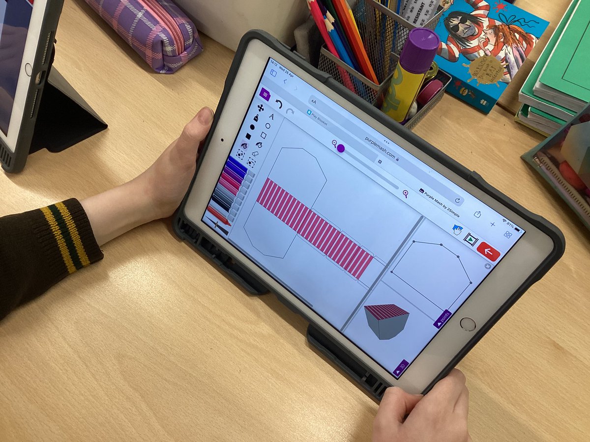 9StHerberts's tweet image. Designing our own 3D models #stherbertscomputing