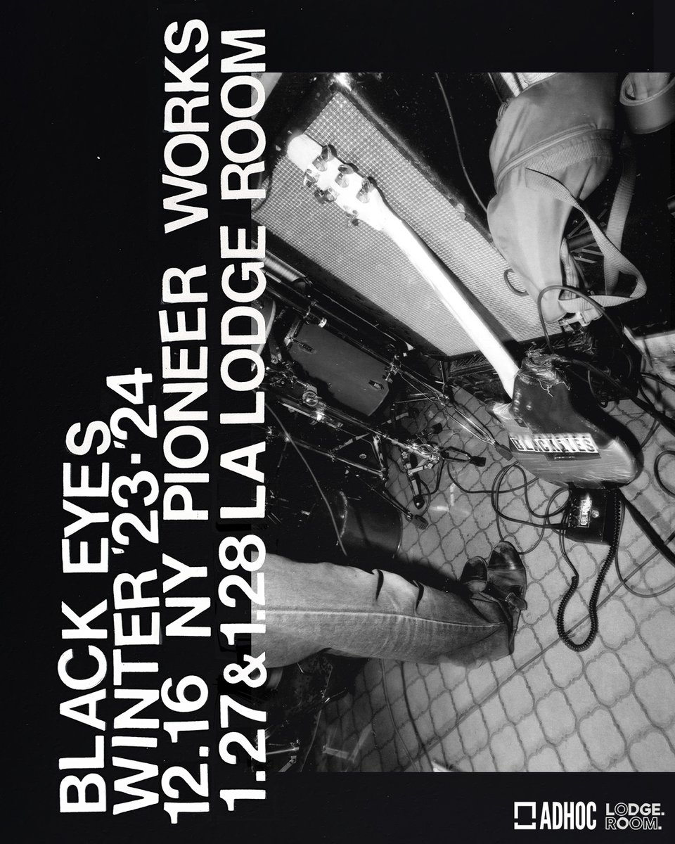 adhocfm's tweet photo. 𝙊𝙉-𝙎𝘼𝙇𝙀 𝙉𝙊𝙒: DC legends Black Eyes play the Main Hall at @PioneerWorks_ on 12/16! Tickets → https://t.co/LGCqNtnyRT https://t.co/uIssA4rUDp