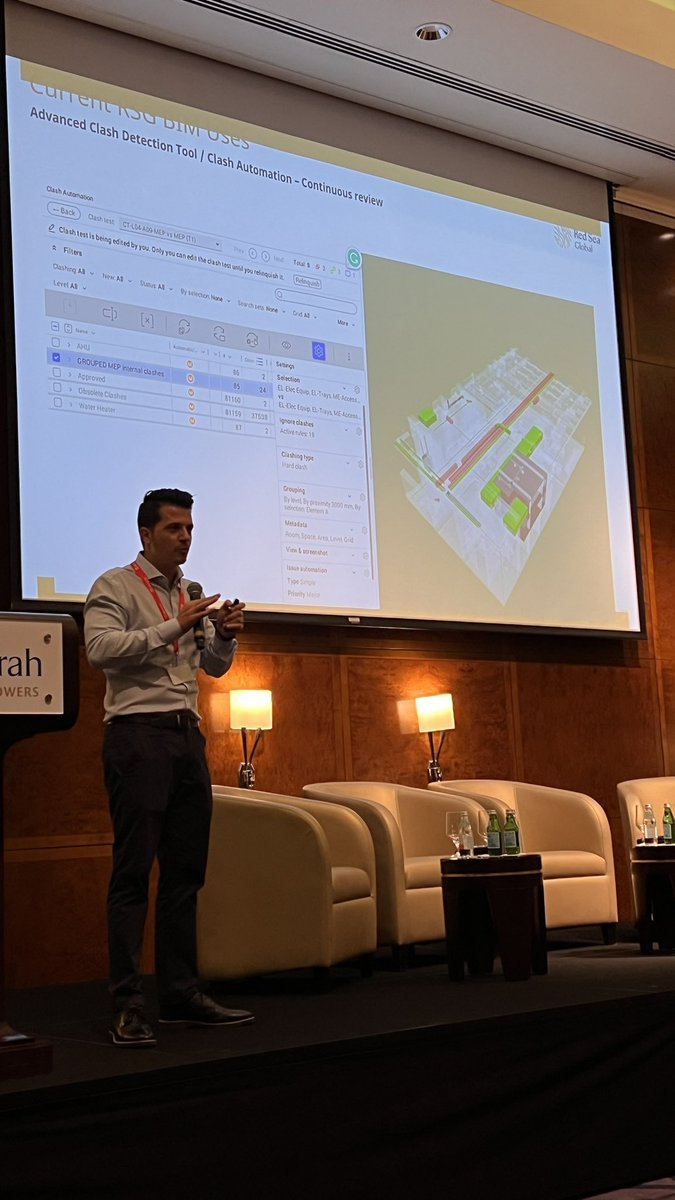 rhyslewis_bim's tweet photo. @REVIZTO’s #ClashAutomation
“Create very specific search sets,
a very powerful grouping tool and
at the end you get something that’s actually very valuable!”
Powerful statements from @RedSeaGlobal’s #BIM lead Rom!
#ReviztoFieldDay https://t.co/HNOOtXicdn