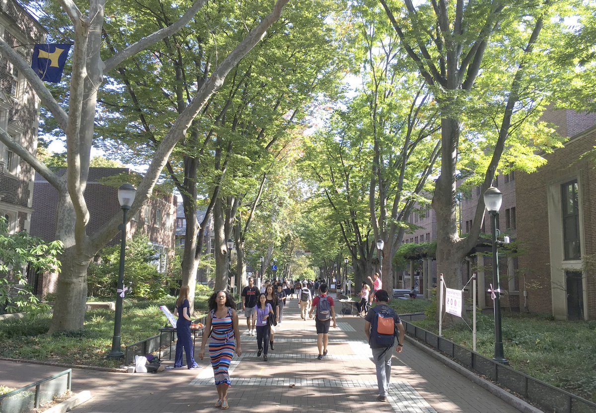 college is sometimes the only 4 years Americans experience car free spaces, mass transit, density and bike friendly commuting. 

no wonder they always have fond memories and miss it